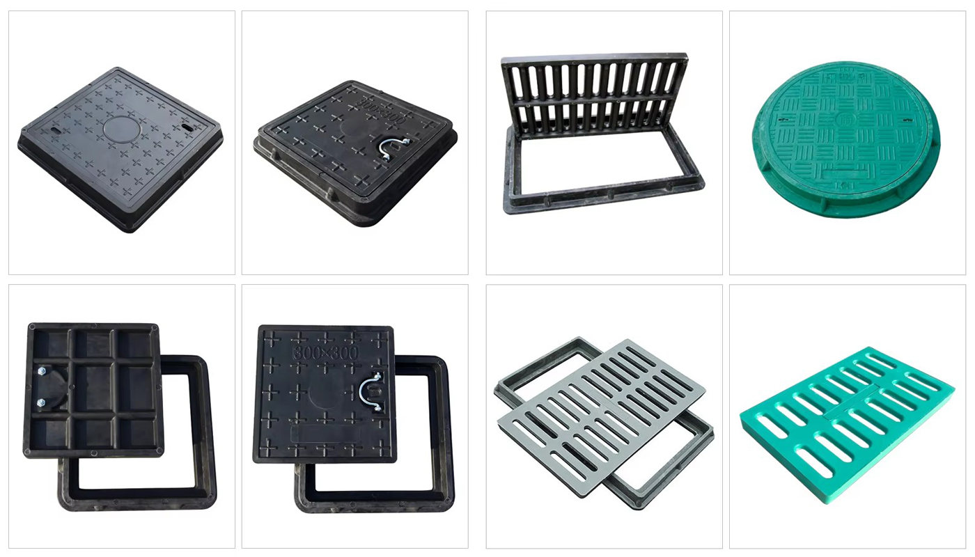 Tapa de hombre rectangular