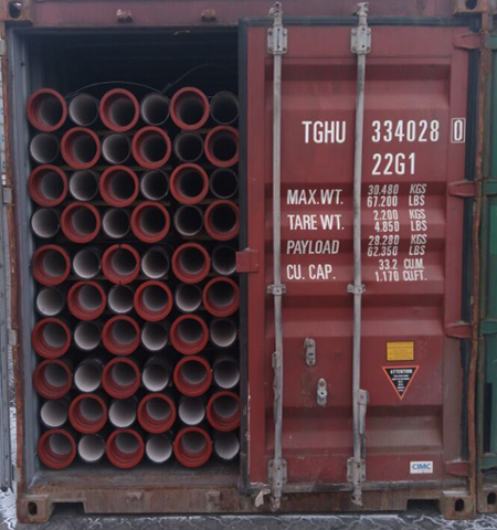 Tuberde de agua de hierro dúctil