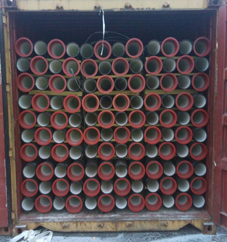 Tuberde de agua de hierro dúctil