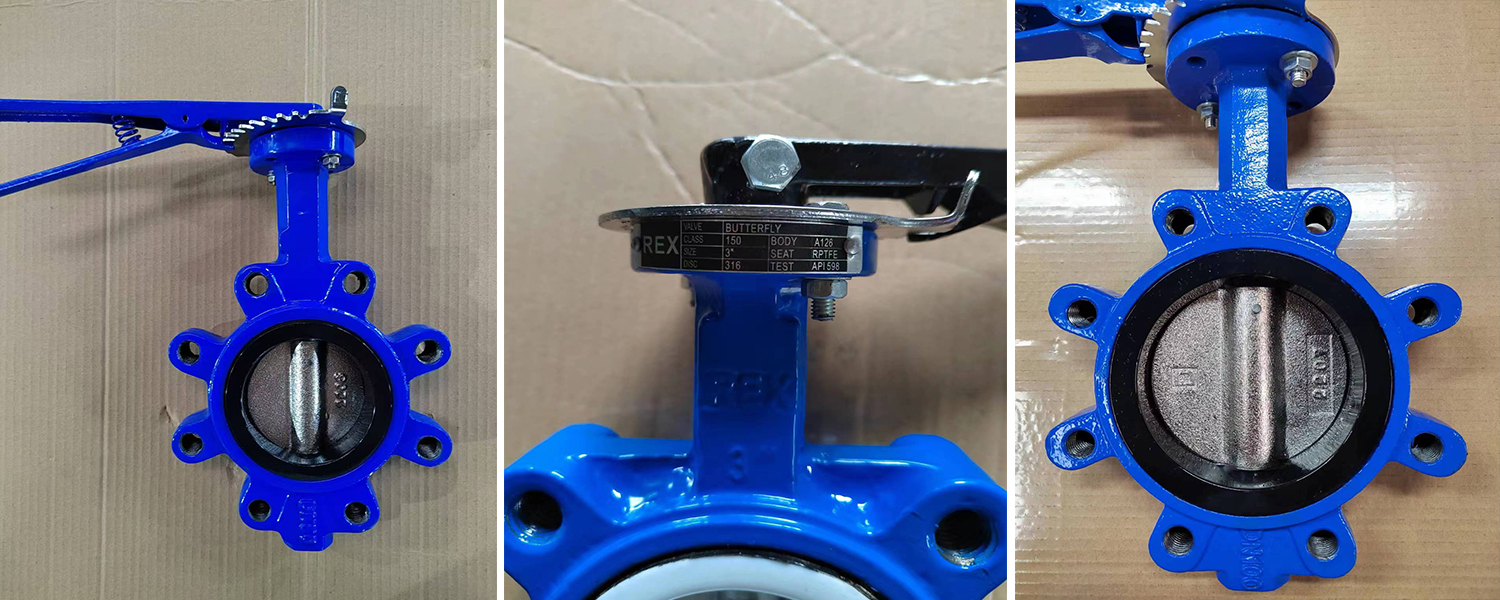 Válvula de mariposa tipo lug